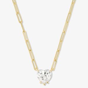 Melinda Maria Gold Heart Necklace